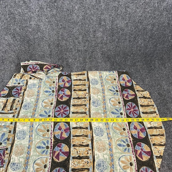 The Territory Ahead Men's 100% SILK Southwestern Button Up Shirt | SS | Size XL - Picture 11 of 12